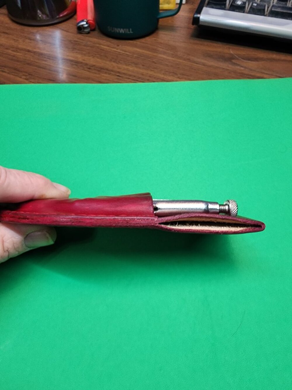 New Homemade Leather Pouch with Mastercraft Mini Vice Grips - Picture 9 of 15